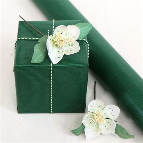 green gift wrap paper